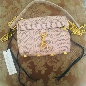 Rebecca Minkoff - Pink Mini Mac (Reptile skin)